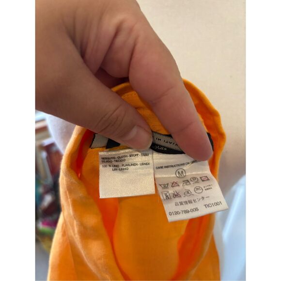 Weekend Max Mara 100% Linen Button Up Tank Top - Picture 6 of 9